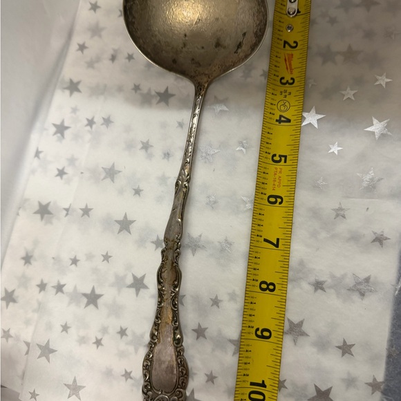 Vintage or Antique Elegant Silver Plate Ladle